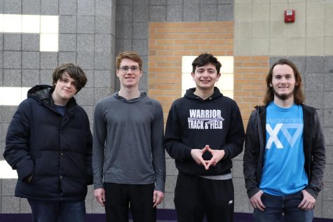 Reilly Jusitan, Merric Justian, Michael Konja, and Teagan Fynan finished 4th in the state Cyberpatriots competition.