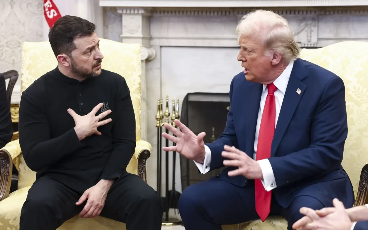 Explosive Trump and Zelenskyy meeting