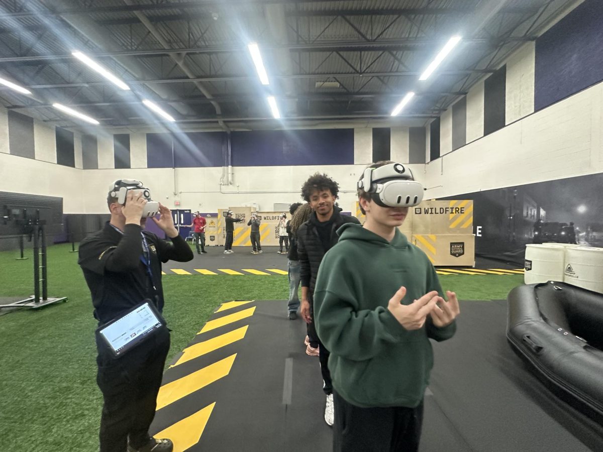 Students Going Through Disasters In VR Headsets